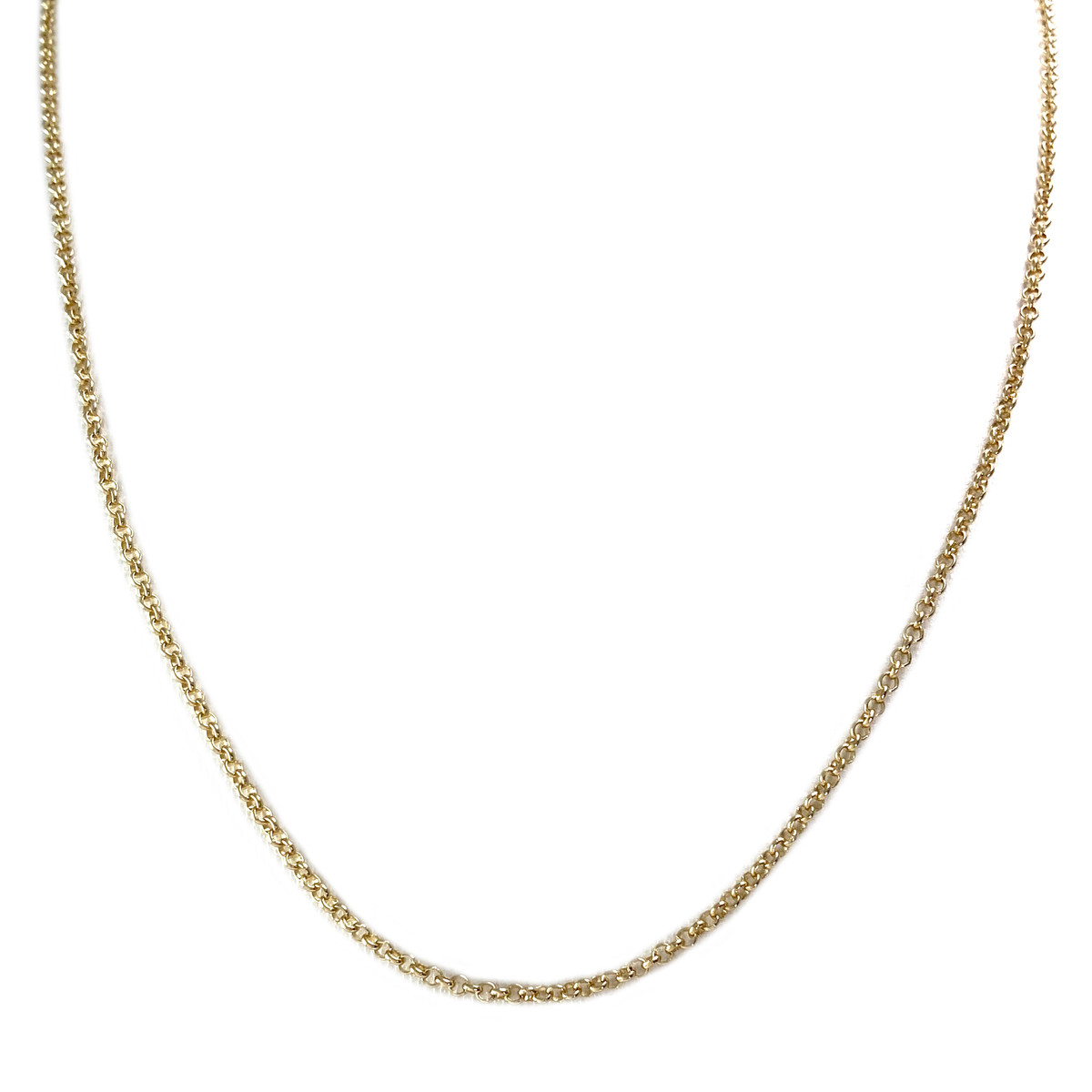 Pre-owned 750 yellow gold jaseron chain