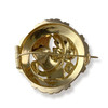 Tweedehands broche in 750 geel goud - vue V2