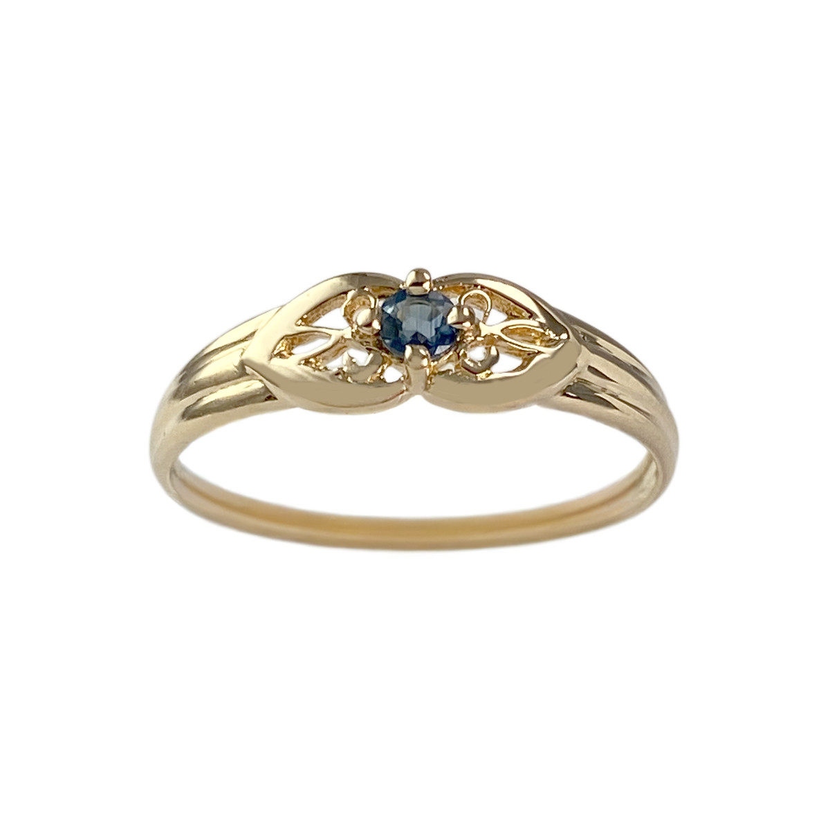 Bague d'occasion or 750 jaune saphir