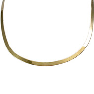 Collier d'occasion or 750 jaune maille miroir