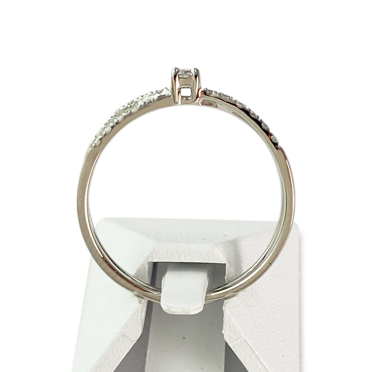 Bague MAUBOUSSIN d'occasion or 750 blanc diamants - vue 3