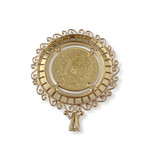 Pendentif d'occasion or 750 jaune Empire français 1870 - vue 2
