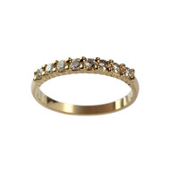 Bague d'occasion or 750 jaune diamants