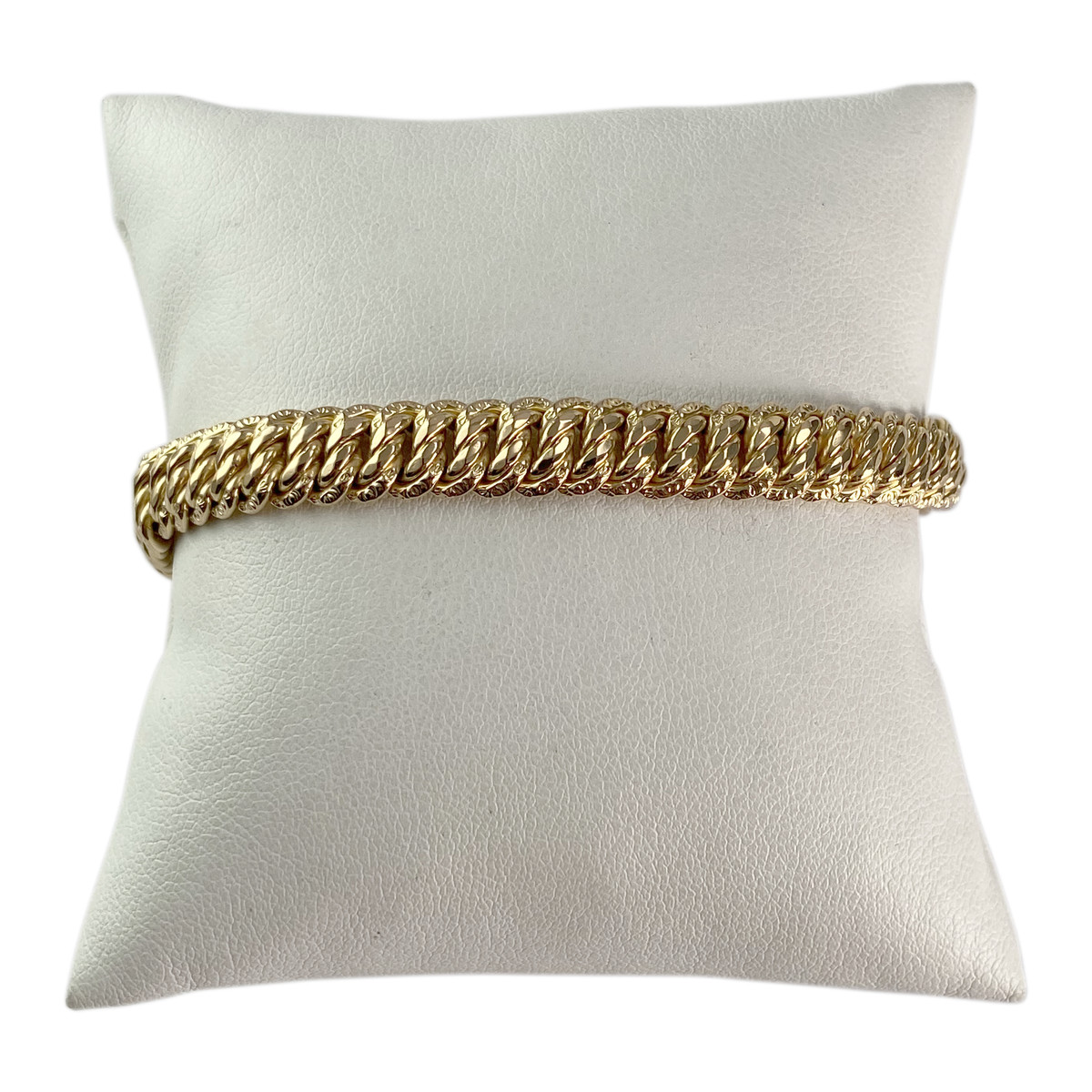 Bracelet d'occasion or 750 jaune maille américaine