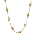 Collier d'occasion or 750 jaune maille fantaisie - vue 1