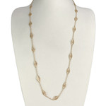 Collier d'occasion or 750 jaune maille fantaisie - vue 2