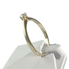 Solitaire d'occasion or 375 jaune diamant - vue V2