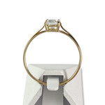 Bague d'occasion or 750 jaune aigue marine - vue 3