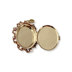 Pendentif d'occasion or 750 rose rubis, perle de culture - vue 3