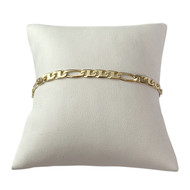 Bracelet d'occasion or 750 jaune maille cheval et alternée