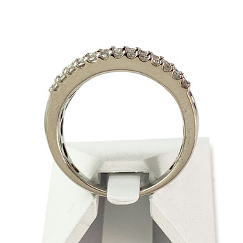 Bague d'occasion or 750 blanc diamants