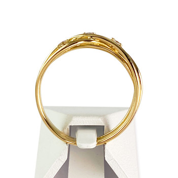 Bague d'occasion or 750 jaune diamants