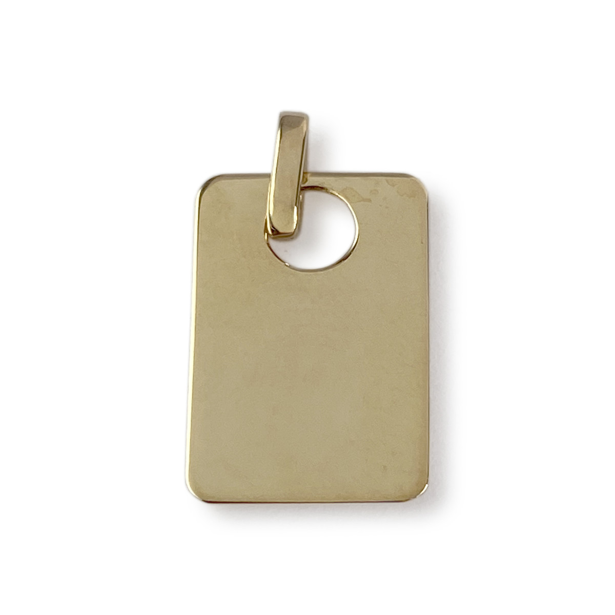 Pendentif d'occasion or 750 jaune diamant, rubis synthétiques - vue 3