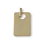 Pendentif d'occasion or 750 jaune diamant, rubis synthétiques - vue 3