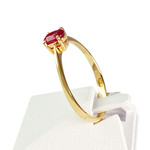 Bague d'occasion or 750 jaune rubis - vue 2