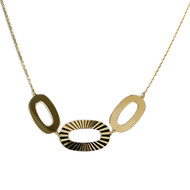 Collier d'occasion or 750 jaune maille fantaisie