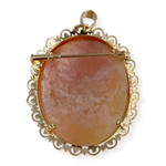Pendentif d'occasion or 750 jaune camée - vue 2