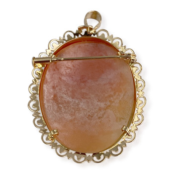 Pendentif d'occasion or 750 jaune camée