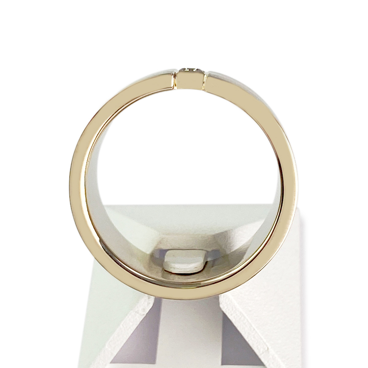 Bague d'occasion or 750 jaune diamant - vue 3