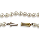 Collier d'occasion or 750 jaune perles de culture AKOYA - vue 3