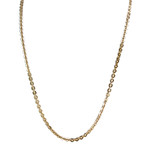 Tweedehands ketting van 750 geelgoud, forçat-schakels, 56 cm - afbeelding 1