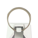 Bague d'occasion or 750 blanc diamants - vue 3