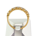 Bague d'occasion or 750 jaune diamants - vue 3