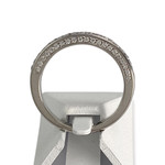 Bague d'occasion or 750 blanc diamants - vue 3