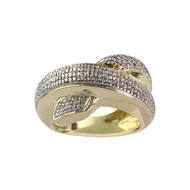 Tweedehands ring 2 goud 750