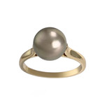 Bague d'occasion or 750 jaune perle de Tahiti - vue 1