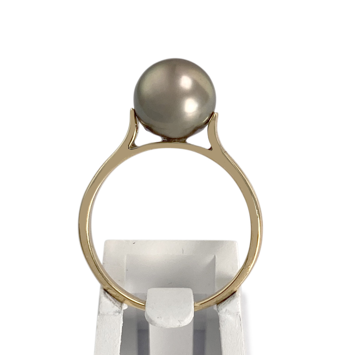 Bague d'occasion or 750 jaune perle de Tahiti - vue 3