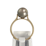 Bague d'occasion or 750 jaune perle de Tahiti - vue 3