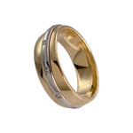 Bague d'occasion 2 ors 750 diamants - vue 2