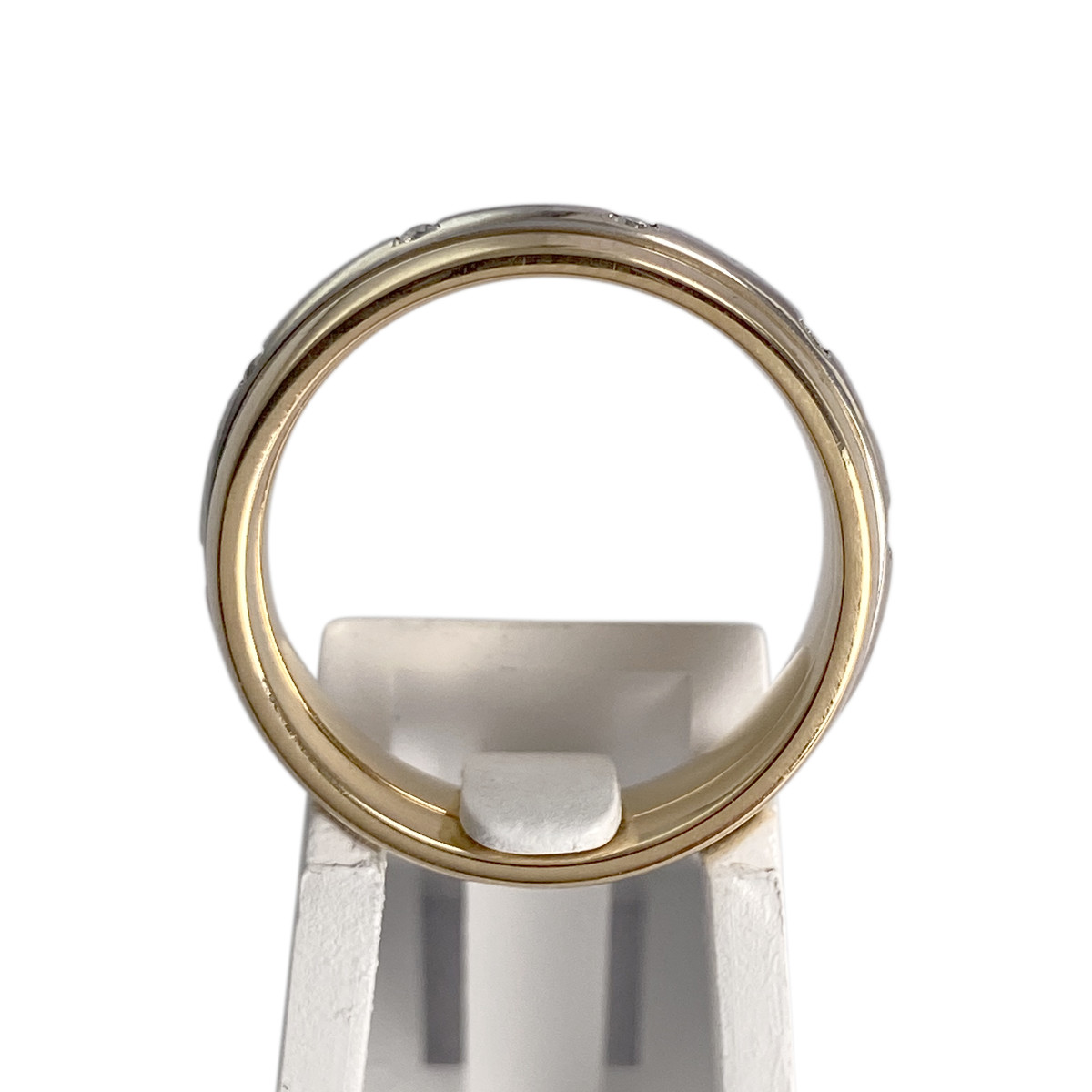 Bague d'occasion 2 ors 750 diamants - vue 3