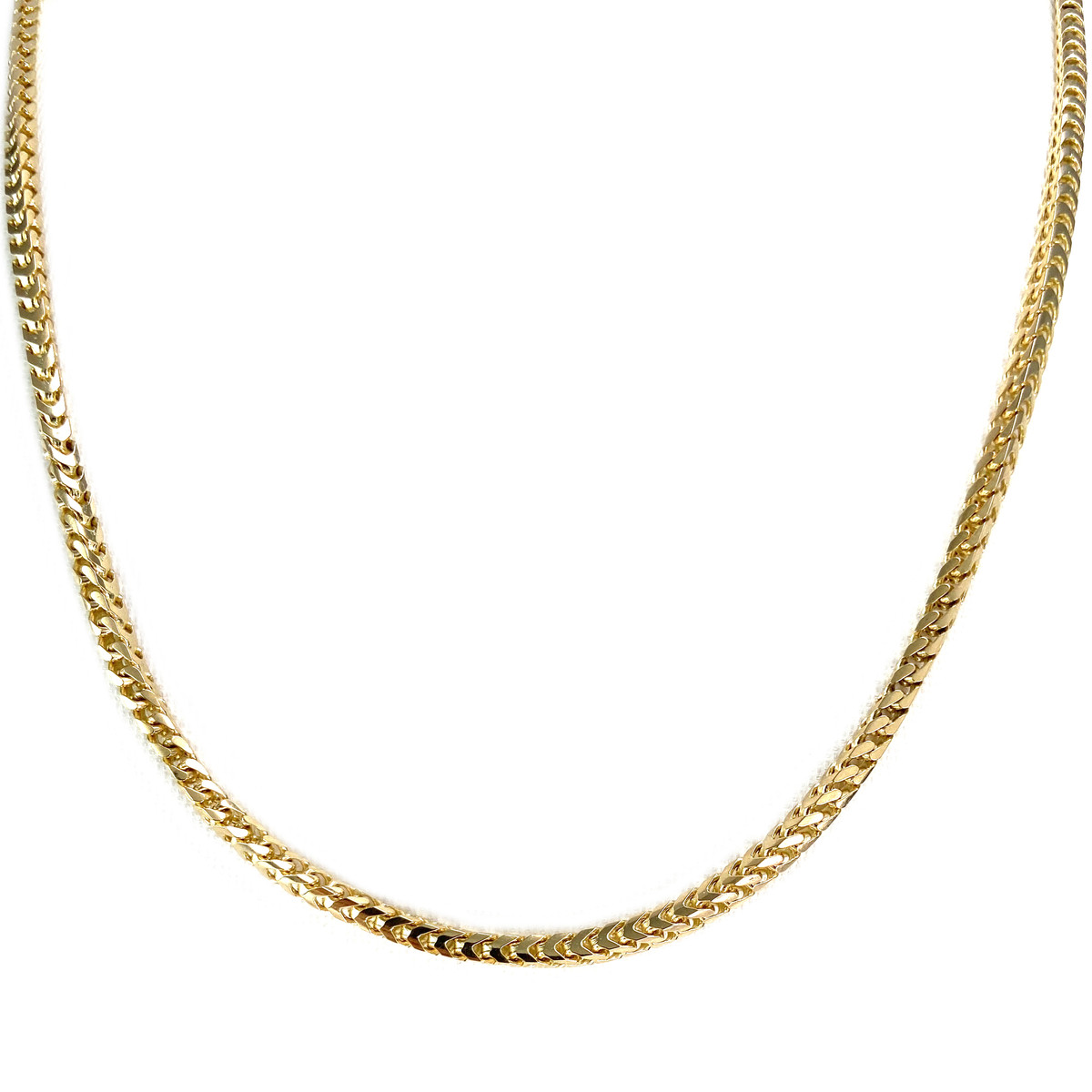 Tweedehands ketting 750 geelgoud fantasiesteek