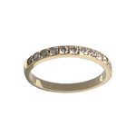 Bague d'occasion or 750 jaune diamants - vue 1