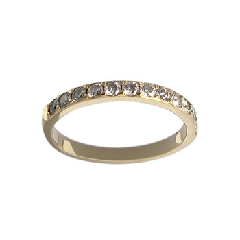 Bague d'occasion or 750 jaune diamants