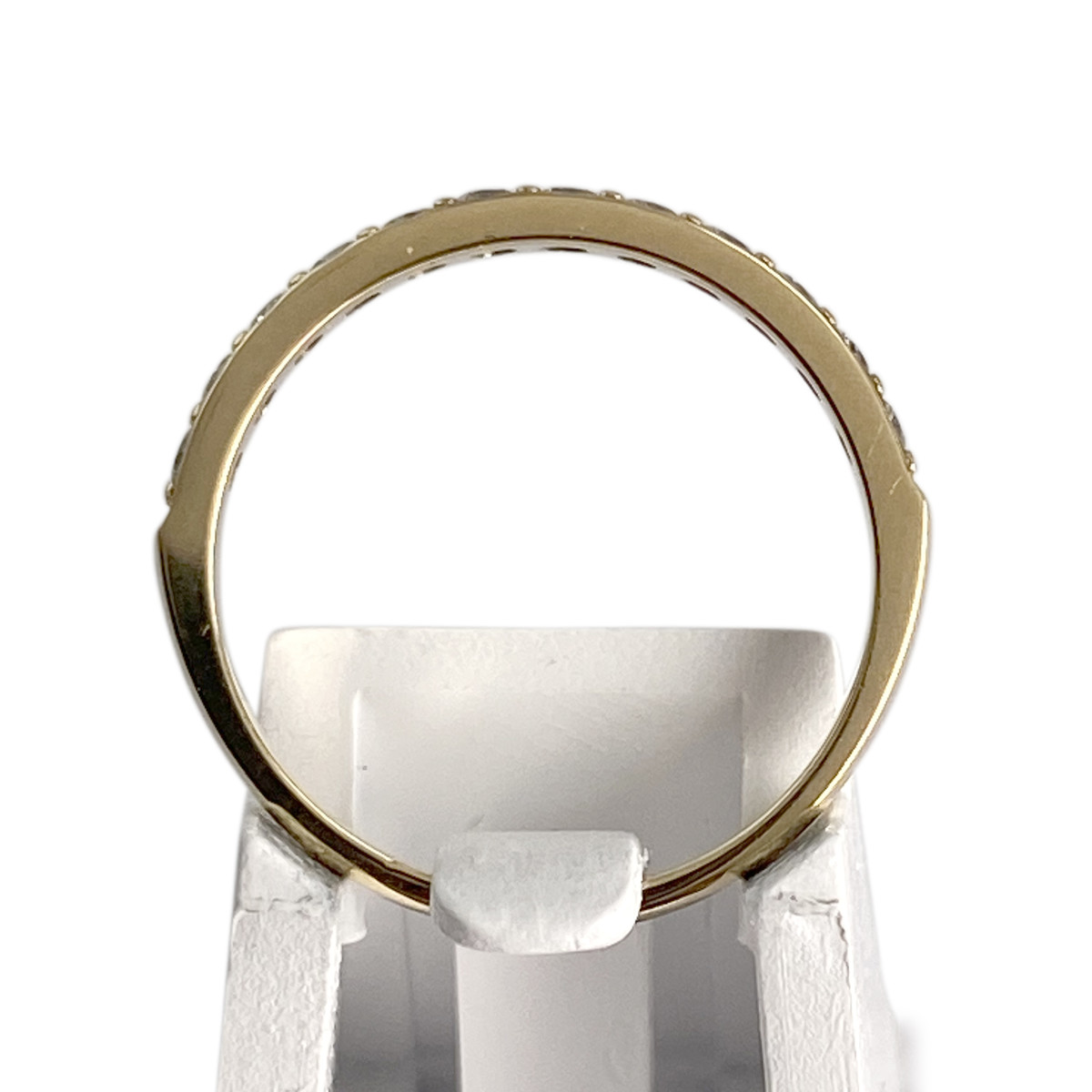 Bague d'occasion or 750 jaune diamants - vue 3
