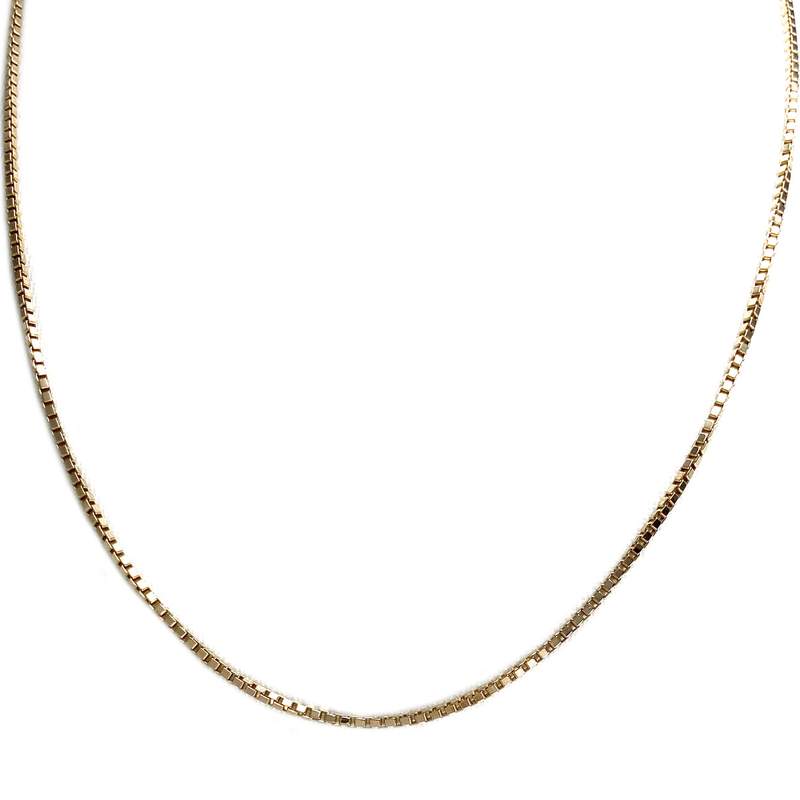 Chaîne d'occasion or 585 jaune maille vénitienne - vue 1