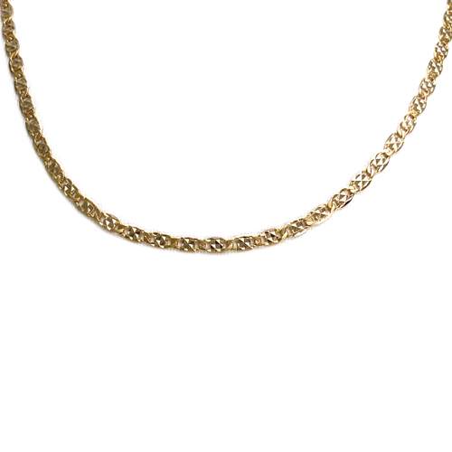 Chaîne d'occasion or 750 jaune maille fantaisie 40.5 cm