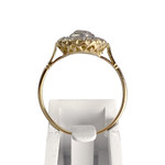 Bague d'occasion  or 750 2 tons diamants - vue 3