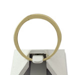 Bague d'occasion or 750 jaune diamants - vue 3