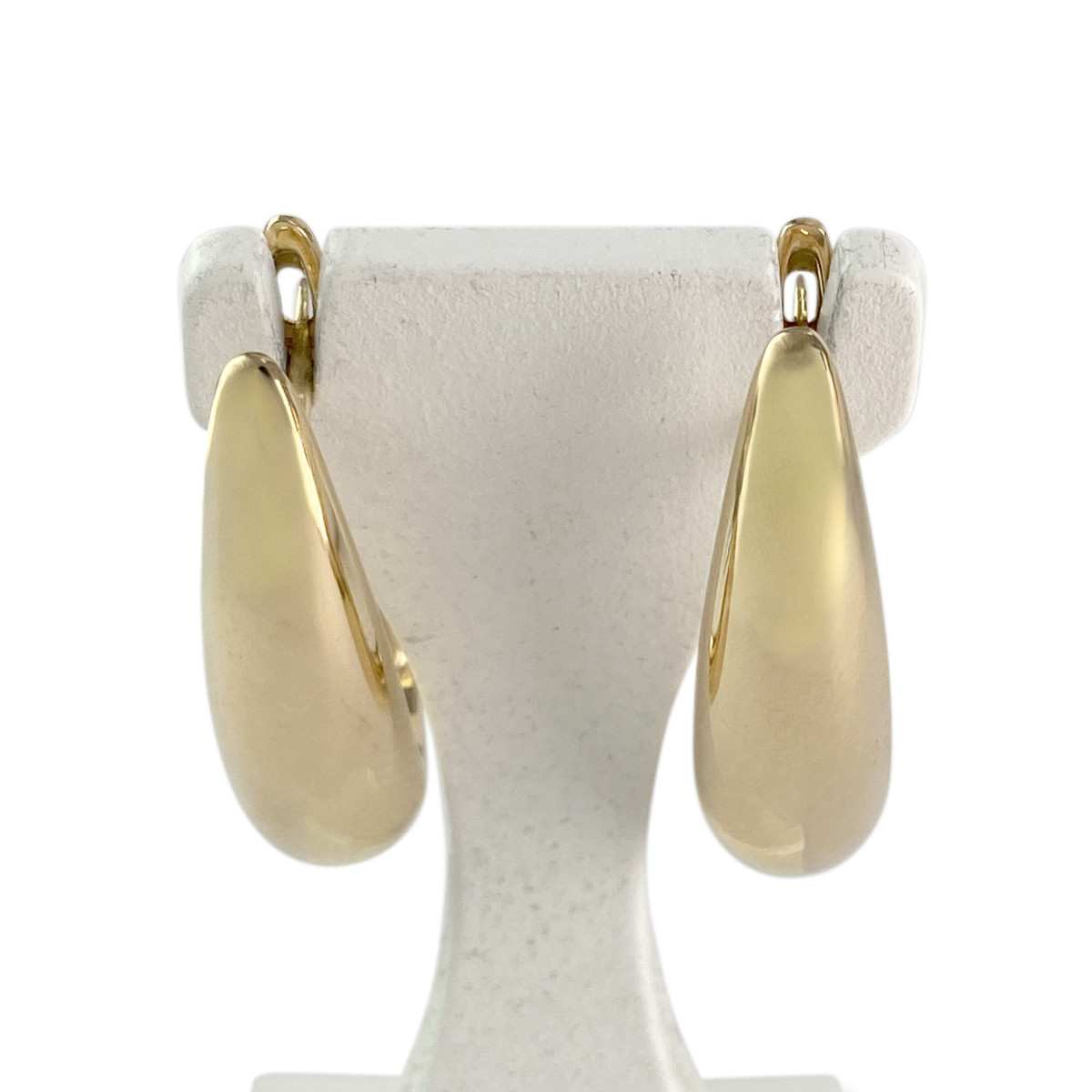 Tweedehands oorbellen in 750 geel goud