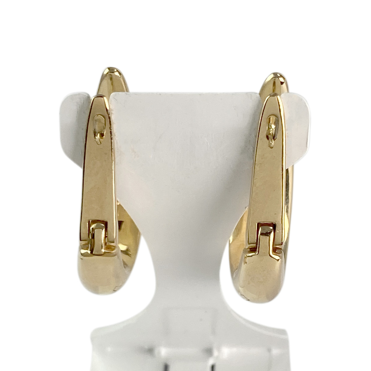 Tweedehands oorbellen 750 geelgoud - bekijk 3