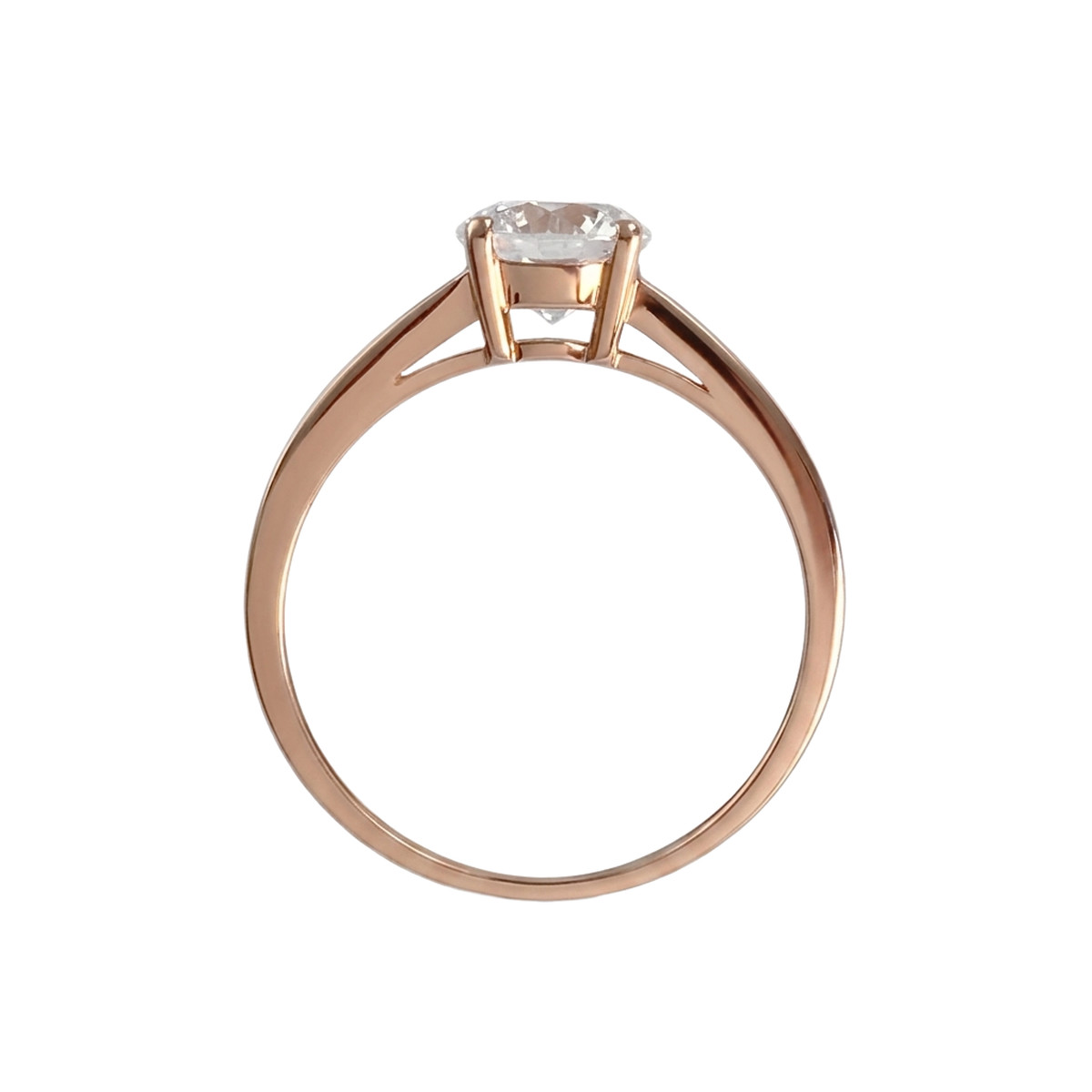 Bague d'occasion or 375 rose zirconias - vue 3
