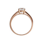 Bague d'occasion or 375 rose zirconias - vue 3