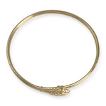 Bracelet d'occasion or 750 jaune serpent rubis - vue 3