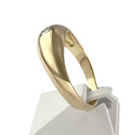 Bague d'occasion or 750 jaune diamant - vue 2
