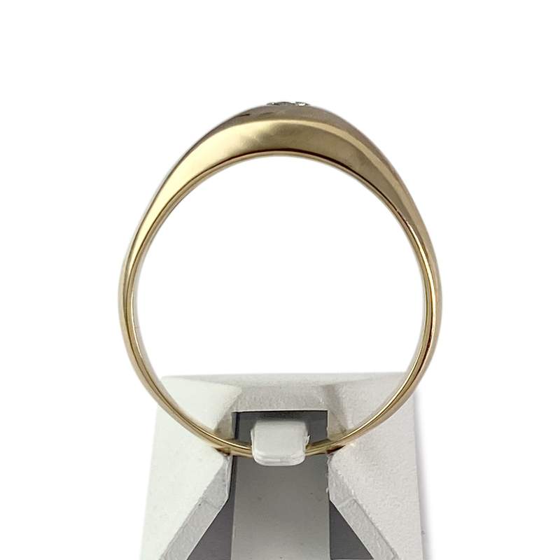 Bague d'occasion or 750 jaune diamant - vue 3