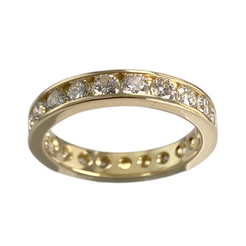 Bague d'occasion or 750 jaune diamants